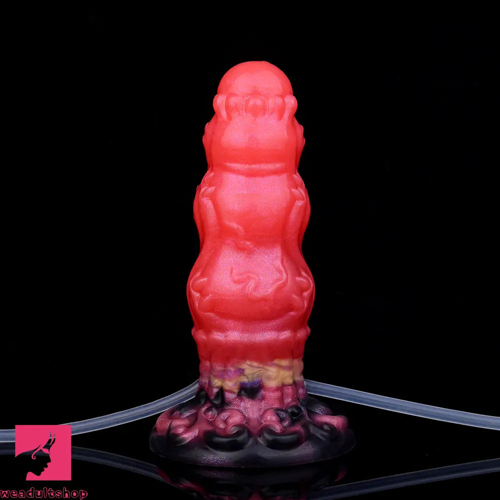 5.91in Fantasy Odd Silicone Soft Inflatable Spraying Water Dildo Sex Toy
