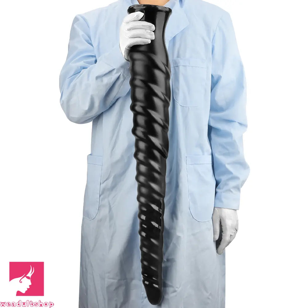 29.34in Super Long Large Masturbator PVC Anal Expansion Spiral Big Dildo