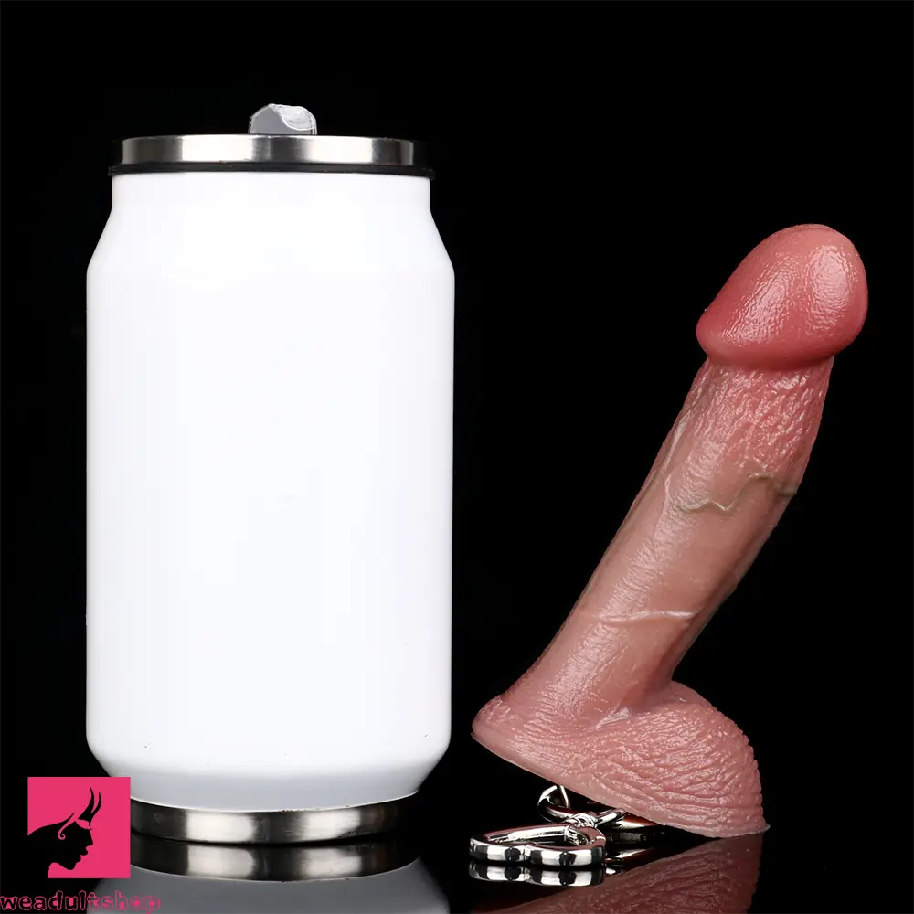 4.7in Silicone Soft Small Cock Dildo For Key Chain For Cock Clit Expansion