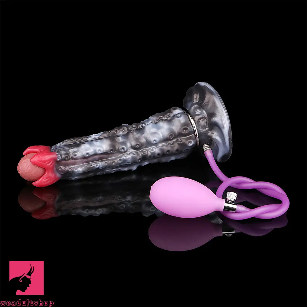 9.92in Tentacle Ovipositor Egg Laying Inflatable Dildo For Cock Masturbation