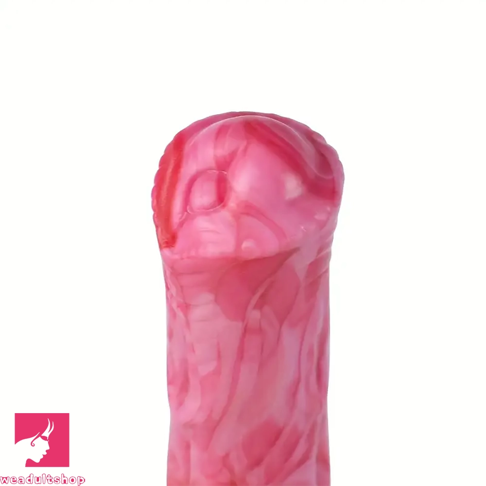 10.43in Realistic Big Horse Monster Dildo Pink Silicone Penis G Spot Toy