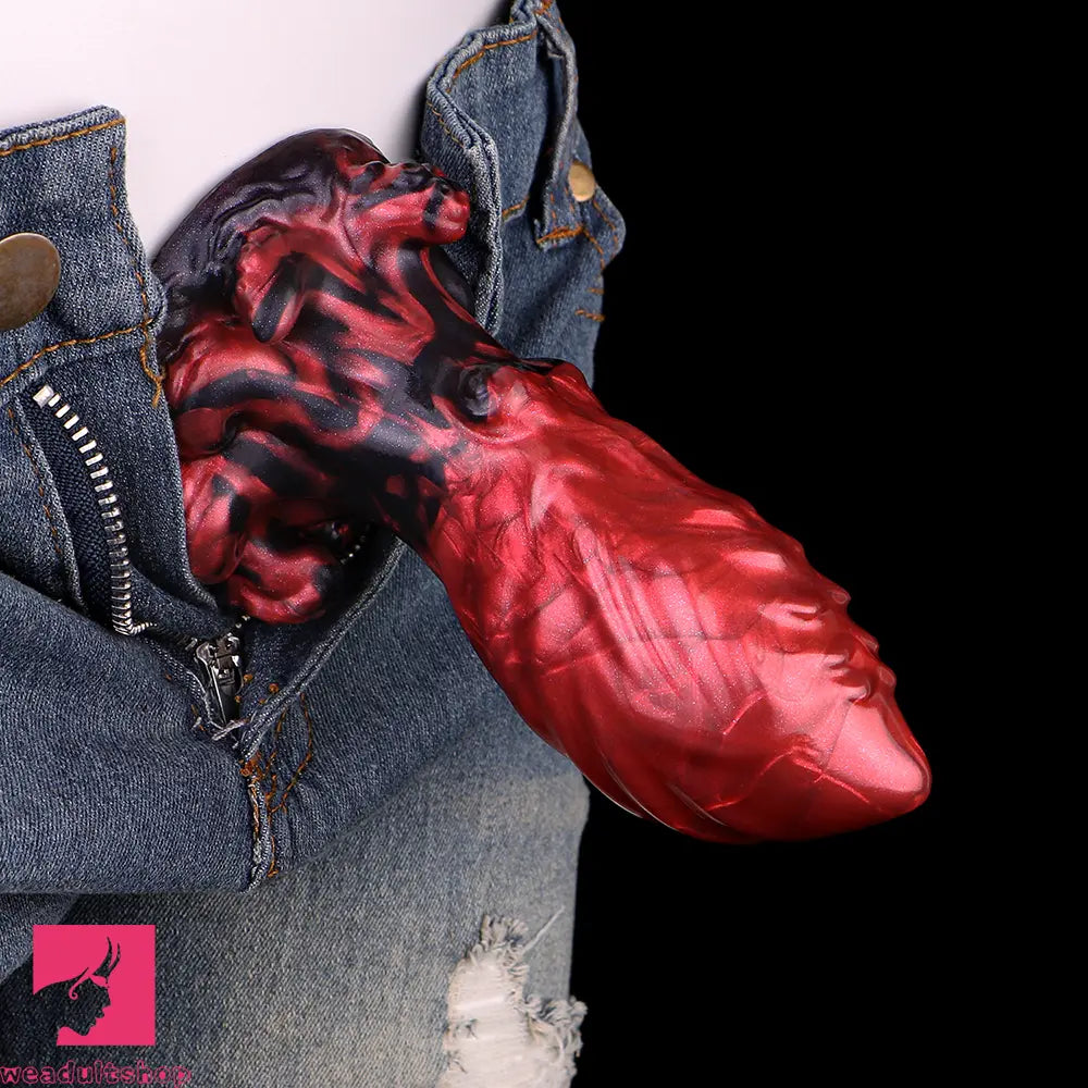 5.83in Monster Fantasy Silicone Soft Dildo Male Masturbator Anal Plug