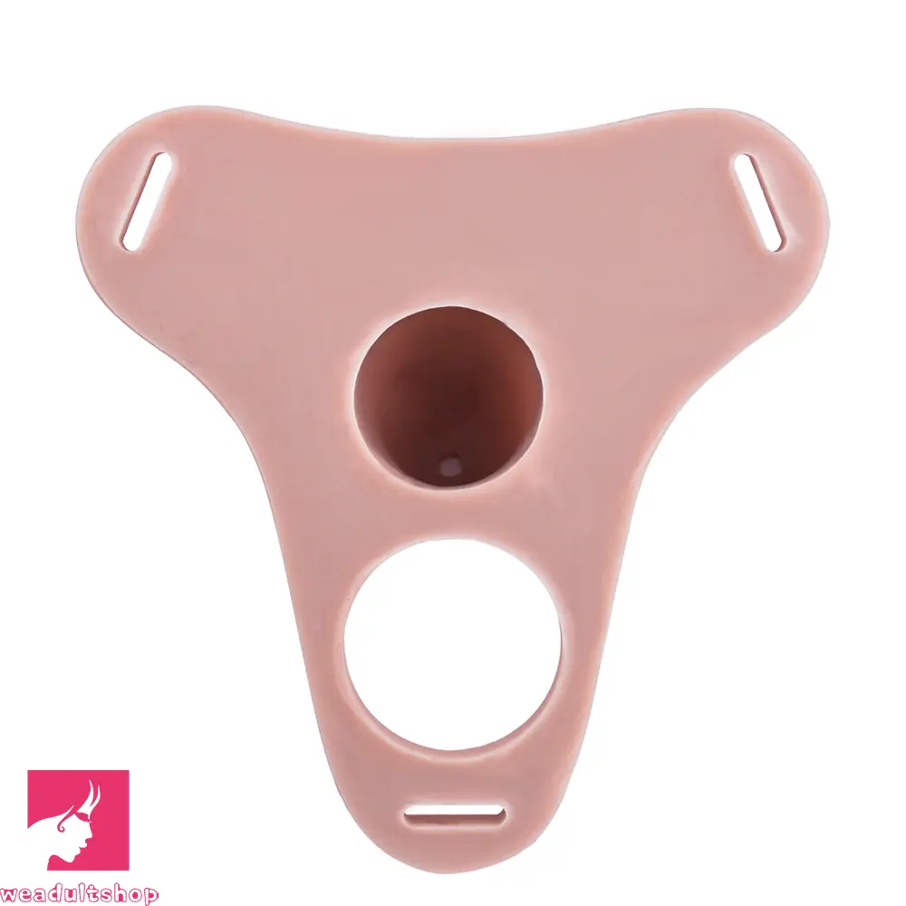 4.33in Strap on Chastity Dildo Wearable Realistic Cock Cage For Men Dilator