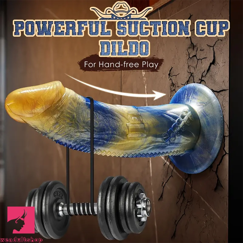 8.43in Fantasy Dildo Vibrator Zipper Monster Thick Dildo Adult Cock Toy