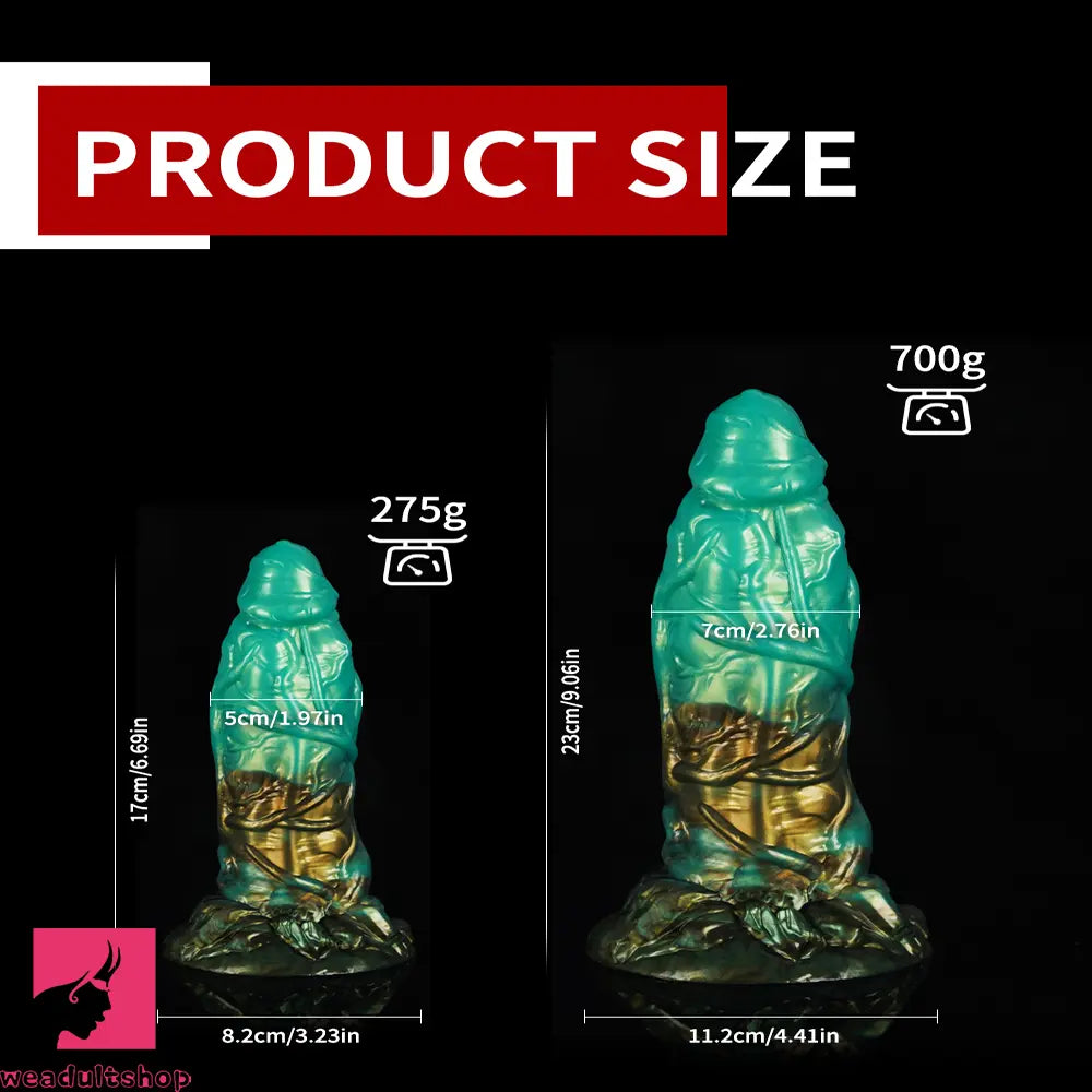 Realistic Monster Dog Animal Fantasy Knot Penis Soft Dildo Male Cock Toy