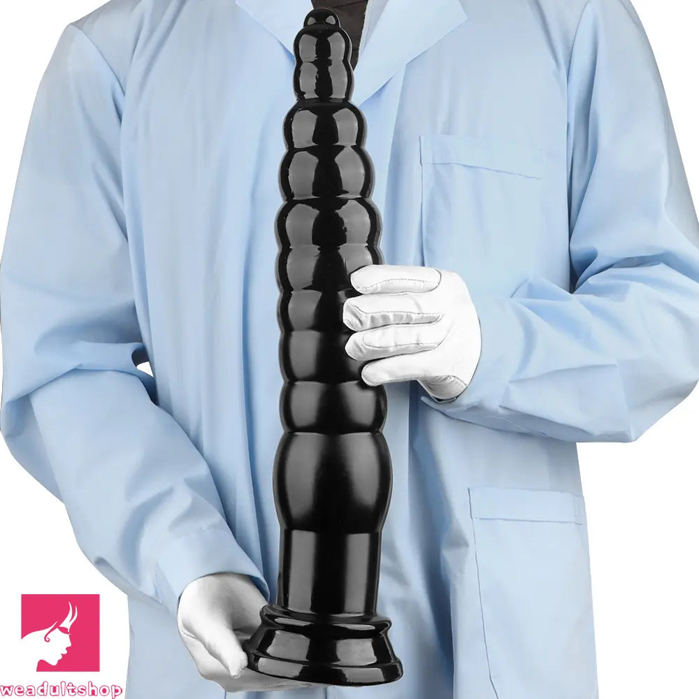 12.6in 17.32in PVC Super Long Large Thick Anal Plug Dildo Torture Cock