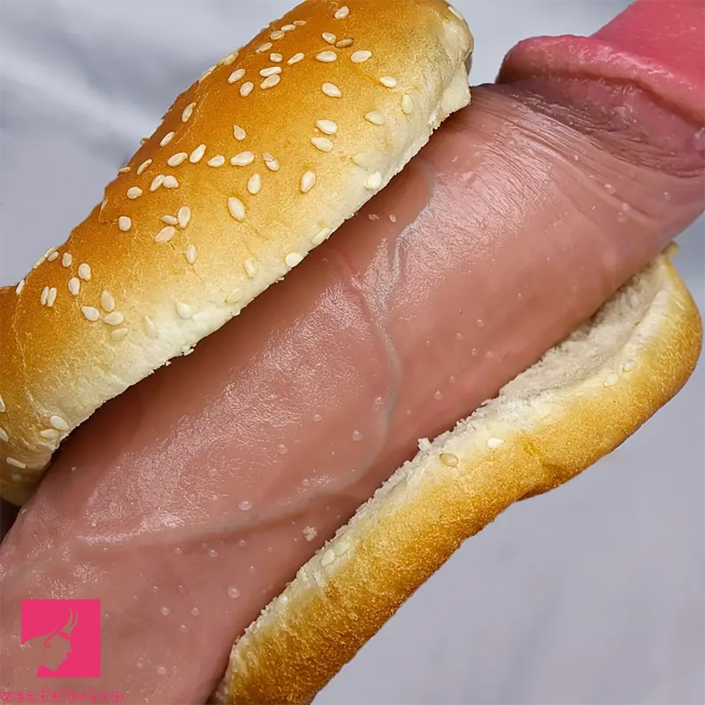 11.4in 12.6in Realistic Soft Silicone Large Dildo Bendable Massage Dildo