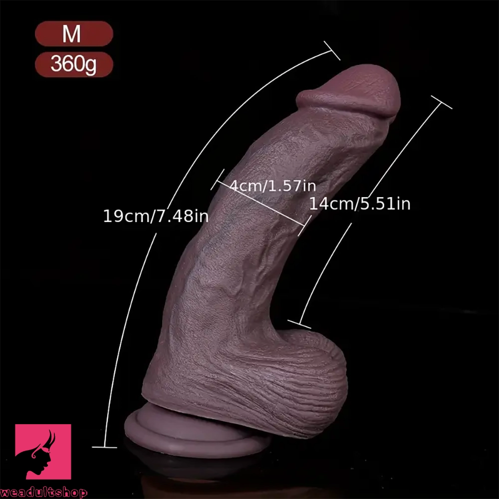 6.3in 7.48in 9.45in Silicone Realistic Huge Penis Feel Skin Sensation Dildo