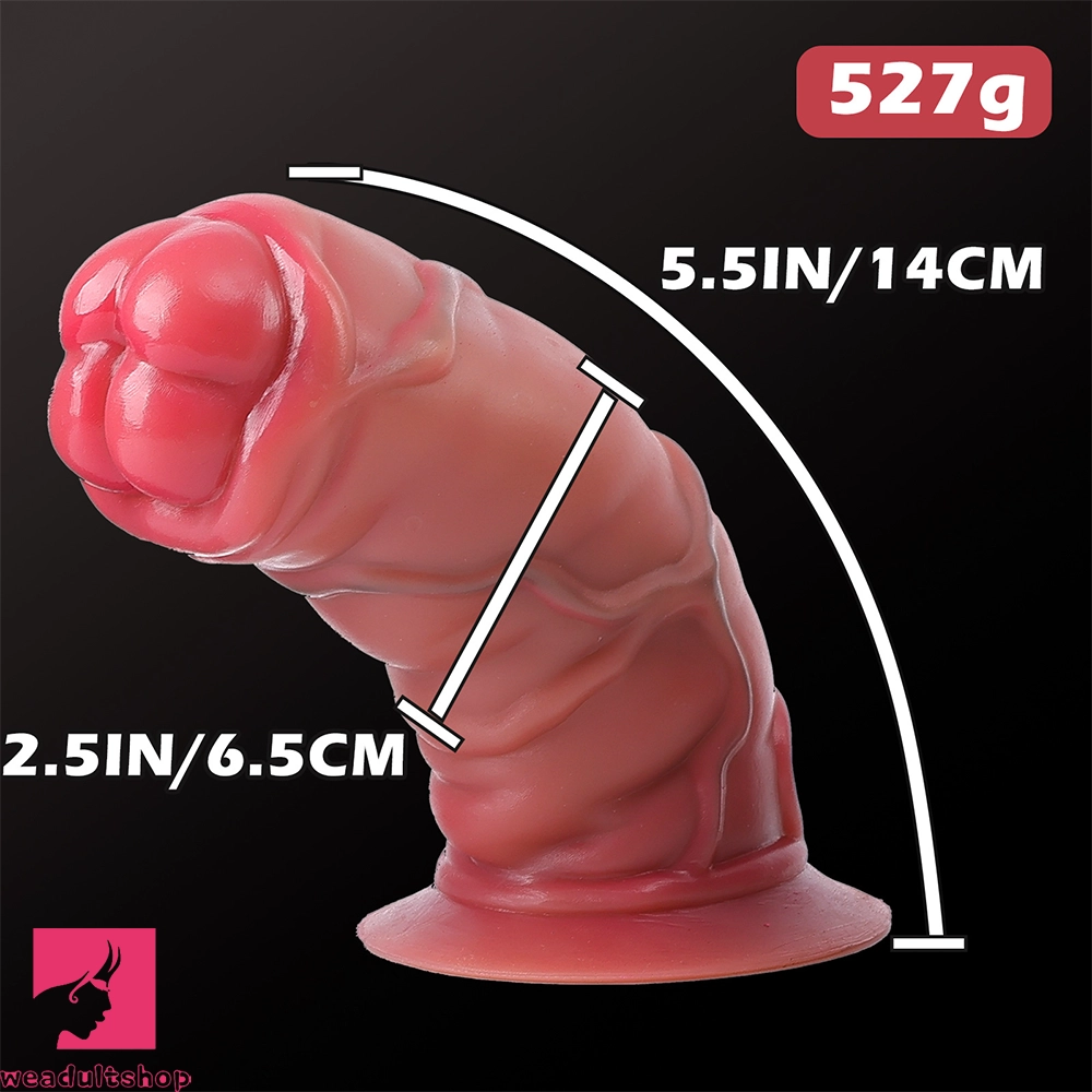 5.51in Realistic Liquid Silicone Female Dildo Thick Self-Entertainment Cock