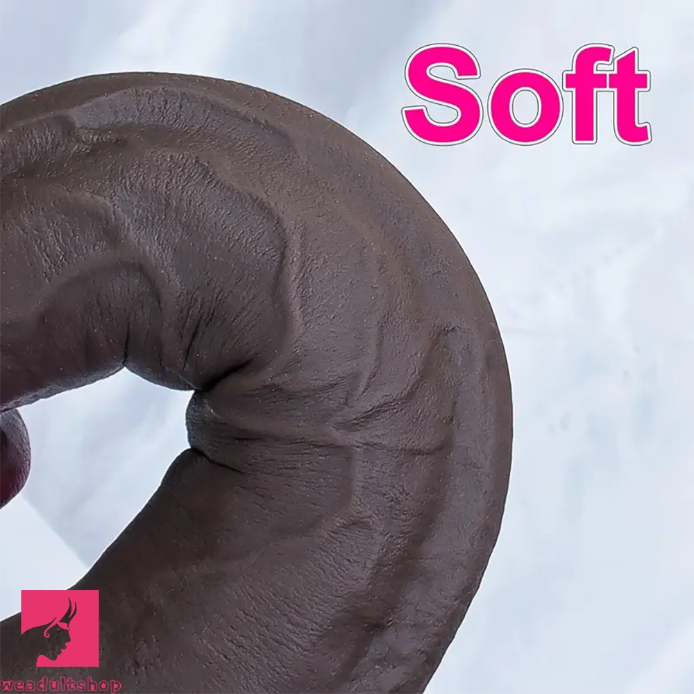 11.4in 12.6in Huge Ebony Silicone Dildo Realistic Thick Prostate Lifelike Skin