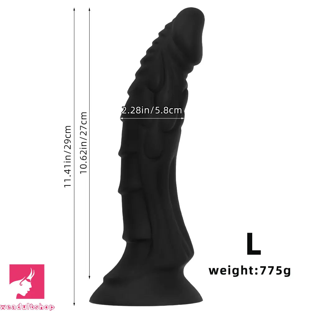 7.28in 9.25in 11.41in 13.38in Dragon Monster Fantasy Soft Silicone Dildo