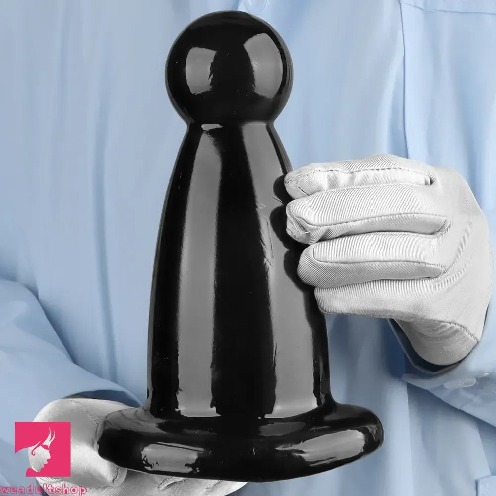 5.7in 7.87in Black PVC Thick Butt Plug Dildo For Women Sexual Adult Cock