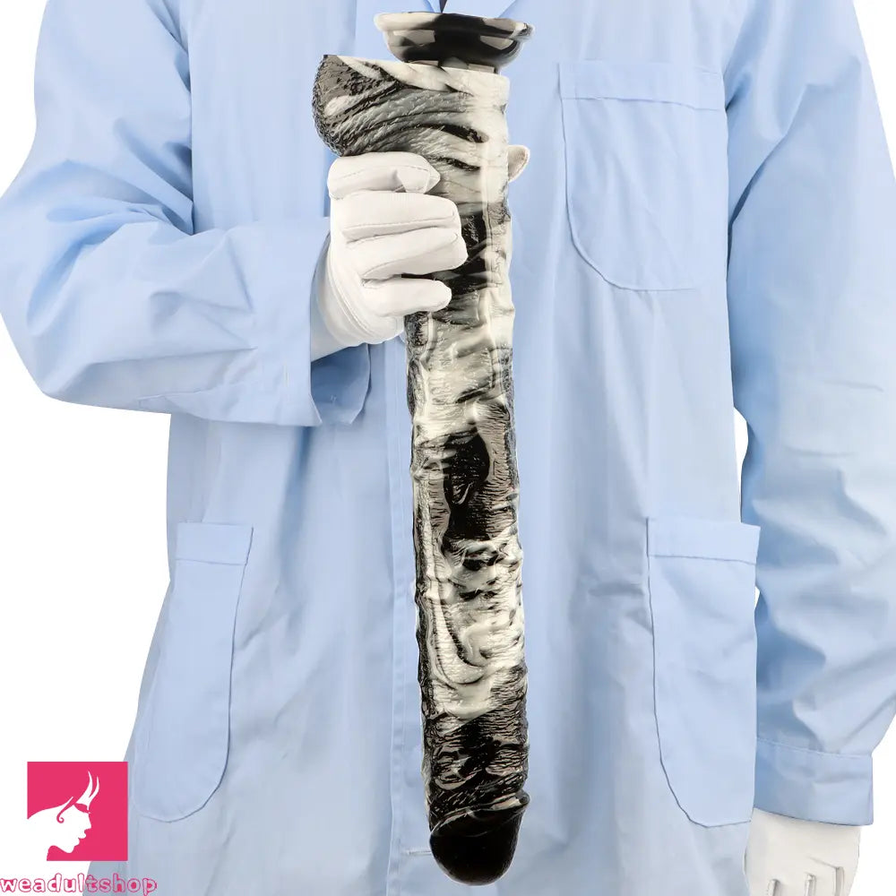 17in Super Large Long PVC Cock Dildo For Hands free Sex Female Orgasm