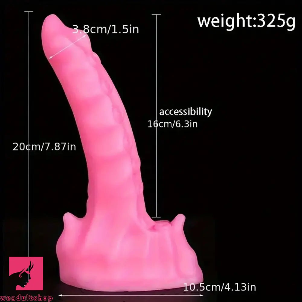 7.87in Silicone Octopus Soft Tentacle Shaped Dildo Anal Dilator Stimulator