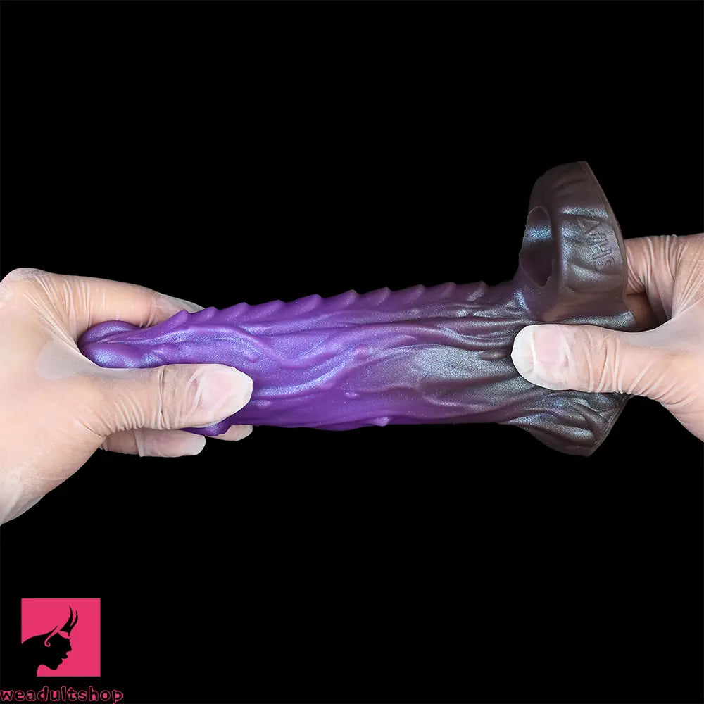 6.18in Dragon Fantasy Hollow Spiked Soft Dildo Sleeve For Cock Enlargement
