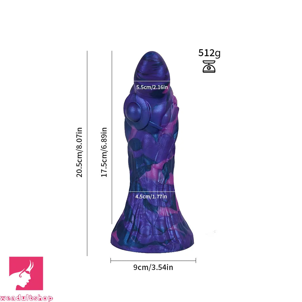 Tentacle Silicone Knot Animal Cock Soft Dildo For Anal Massage Expansion
