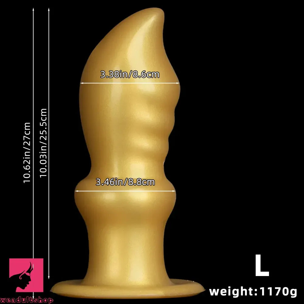 5.7in 8.26in 10.62in Liquid Silicone Sword Soft Anal Dilation Cock Dildo