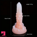 7.48in Silicone Butt Plug Monster Cock Dildo With Suction Cup For Beginner