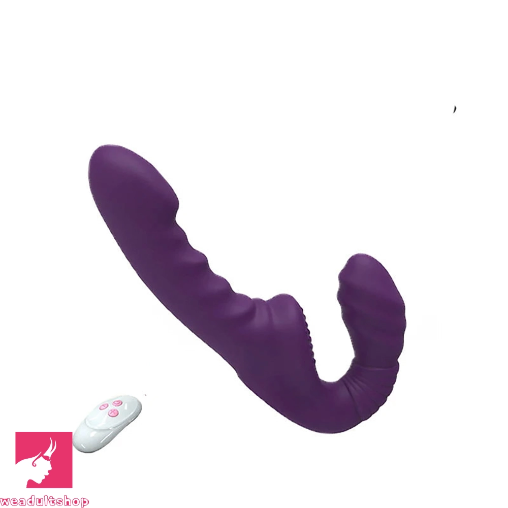 7.09in Strapless Strap On Double End Dildo Remote Control Cock Vibrato 7.09in Strapless Strap On Double End Dildo Remote Control Cock Vibrato
