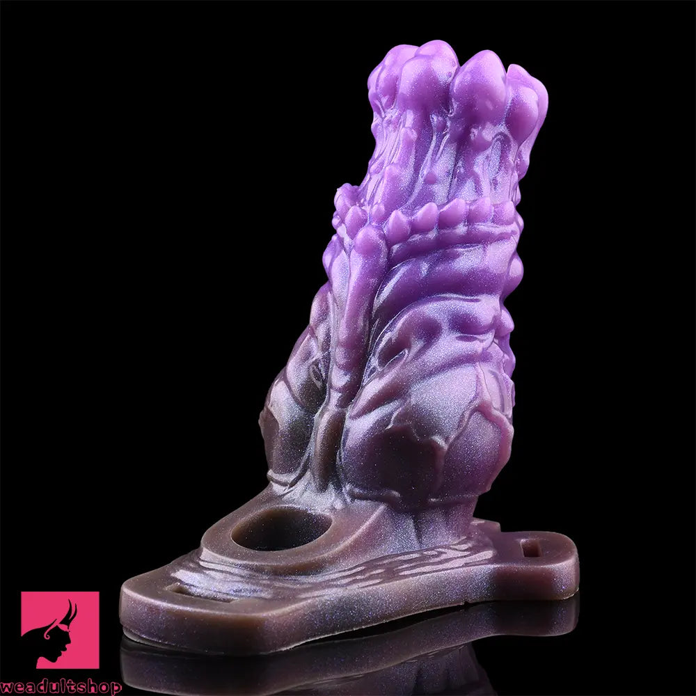 5.55in Dragon Silicone Floppy Beast Creature Fantasy Hollow Dildo Sleeve