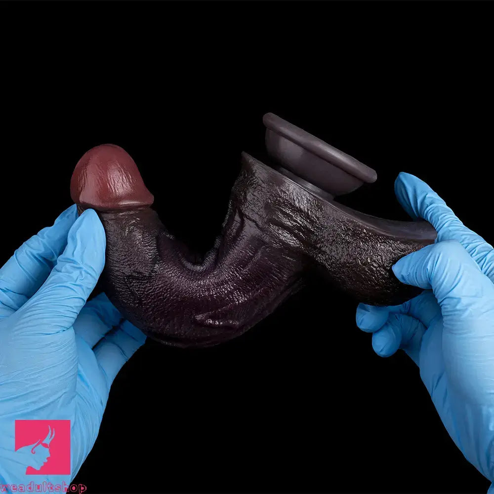 7.48in Dual Density Silicone Soft Real Cock Dildo For G Spot Cock Love Play