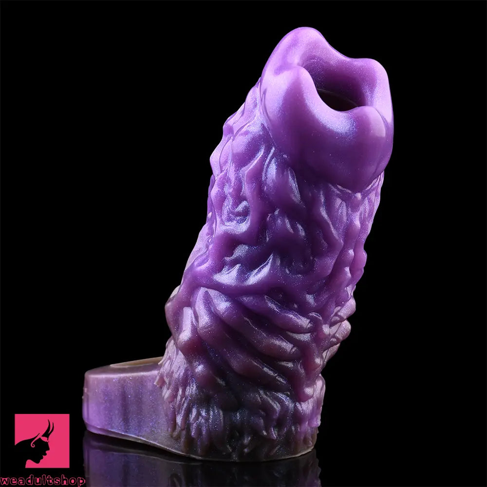 5.78in Dragon Beast Creature Fantasy Hollow Silicone Soft Dildo Sleeve