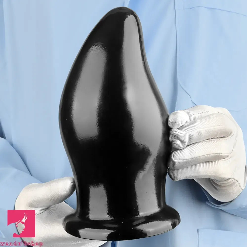7.87in 9.44in PVC Black Anal Plug Thick Fat Big Dildo Cock With Suction Cup