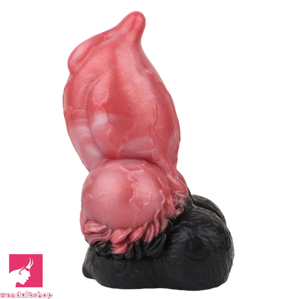 6.88in Dog Knot Dildo Male Masturbator Silicone Soft Fantasy Odd Penis