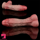 7.68in Realistic Silicone Double Liquid Lifelike Veins Soft G Spot Dildo
