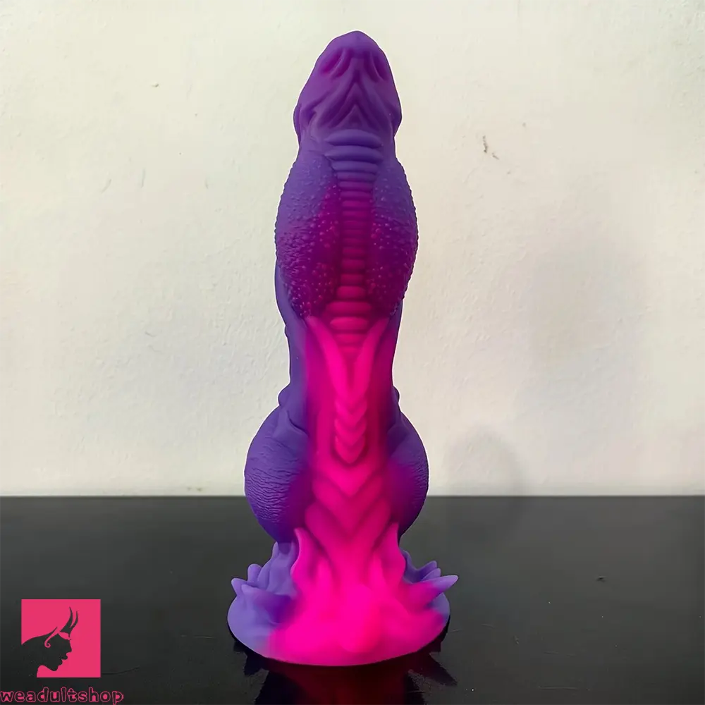 9in Soft Monster Silicone Big Spiked Odd Clit Dildo Prostate Massager