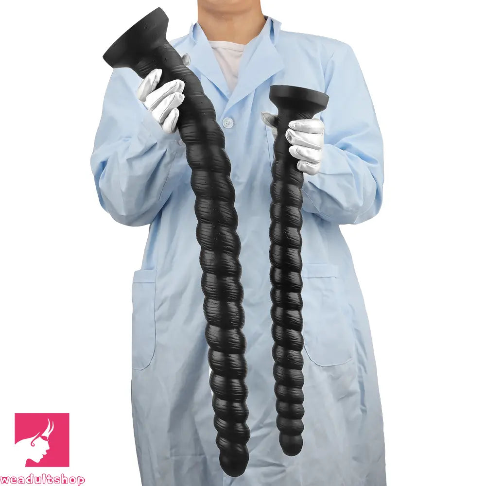 20.47in 26.37in Liquid Silicone Super Long Large Butt Plug Dildo For Sex