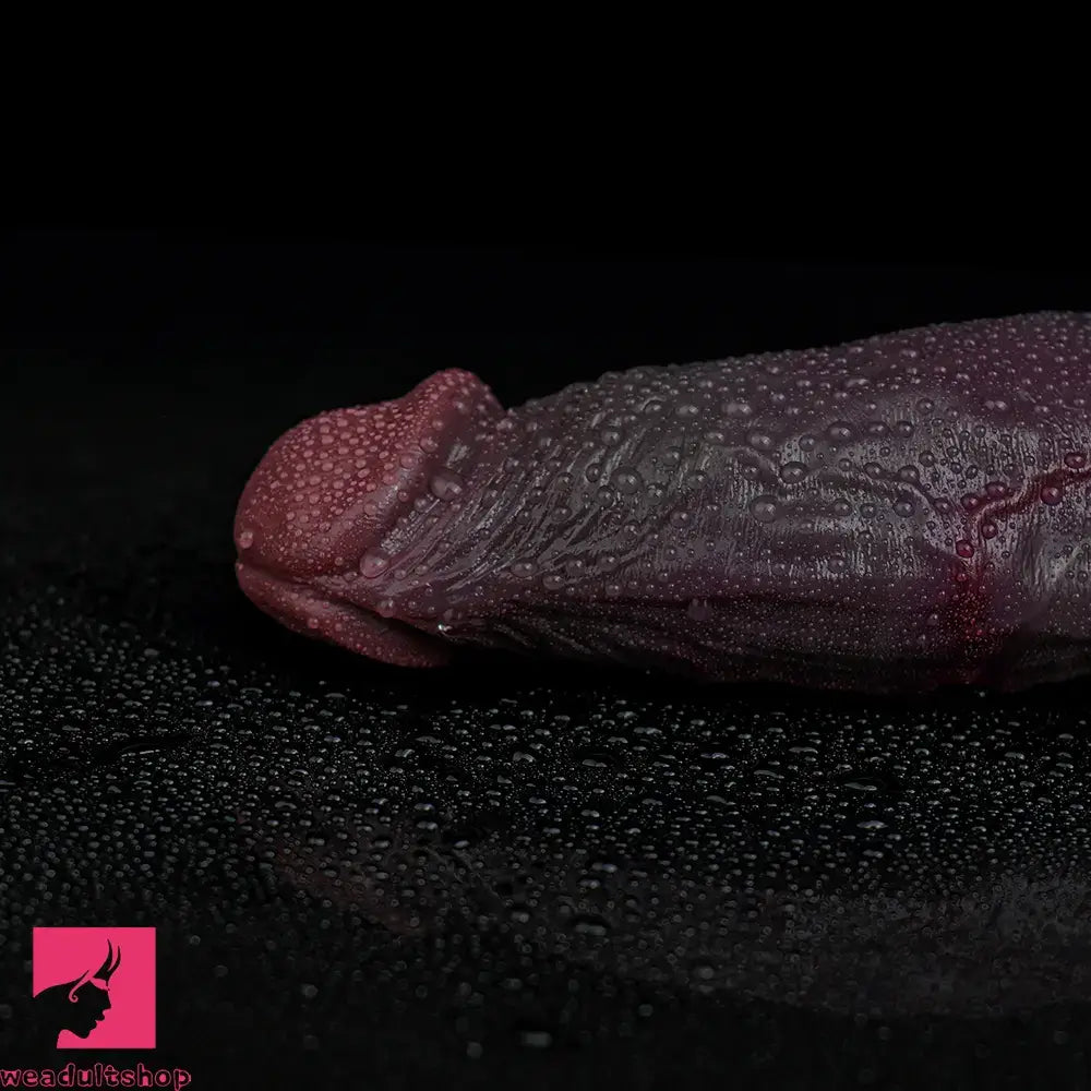 7.68in Reusable Silicone Penis Sleeve Super Soft Silicone Dildo Sleeve Toy
