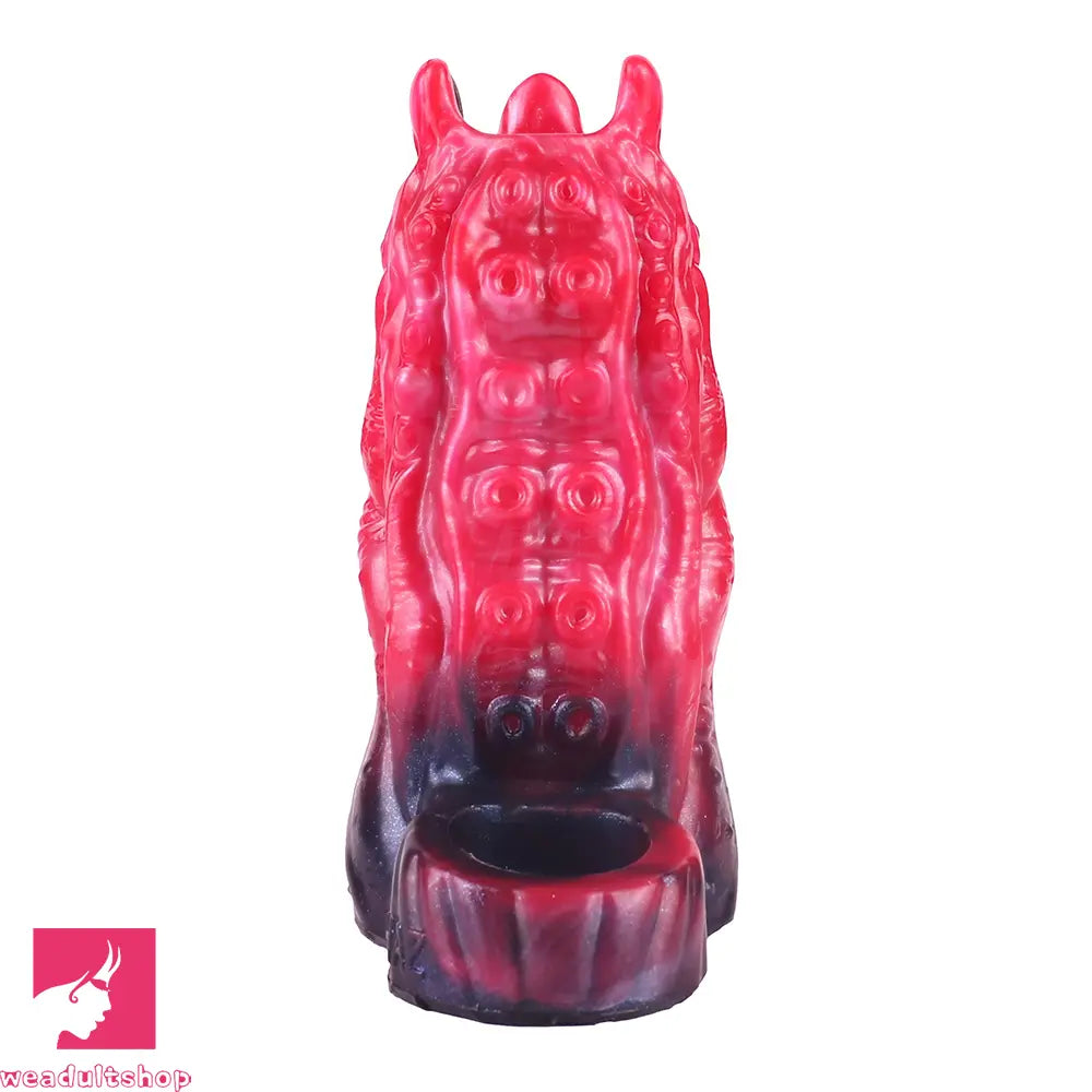5.19in Octopus Soft Hollow Dildo Built-in keel Vibration Remote Penis Sleeve