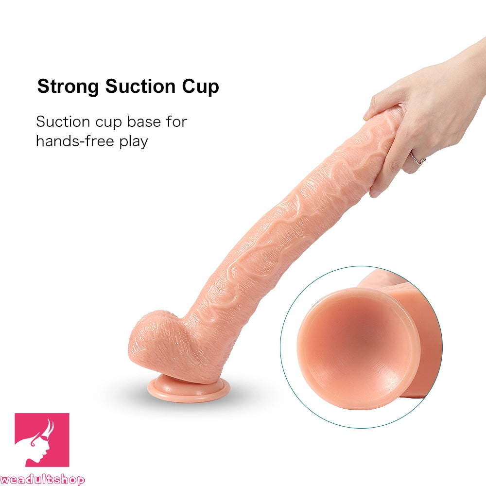 17in Super Long Huge Dildo Unisex Gode Dildo Clitoral Stimulator Phallus