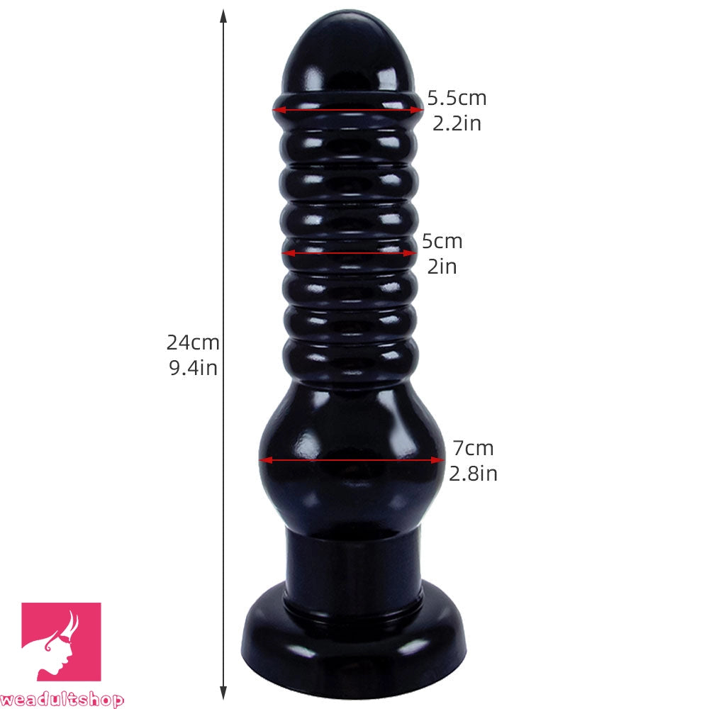 9.4in Big PVC Anal Suction Cup Dildo Butt Plug For Women Men Love