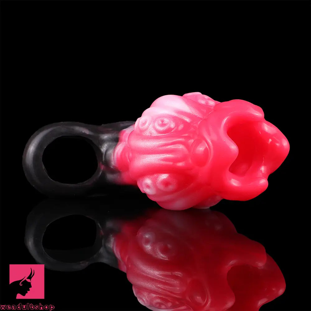 4.4in 5.11in 5.86in Fantasy Tentacle Silicone Dildo Sleeve Crown Top Quality