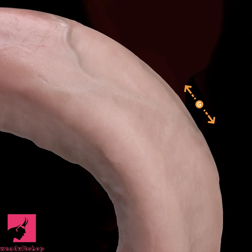 9in Clitoral Silicone Big Soft Super Realistic Dildo For Women Adults Sex