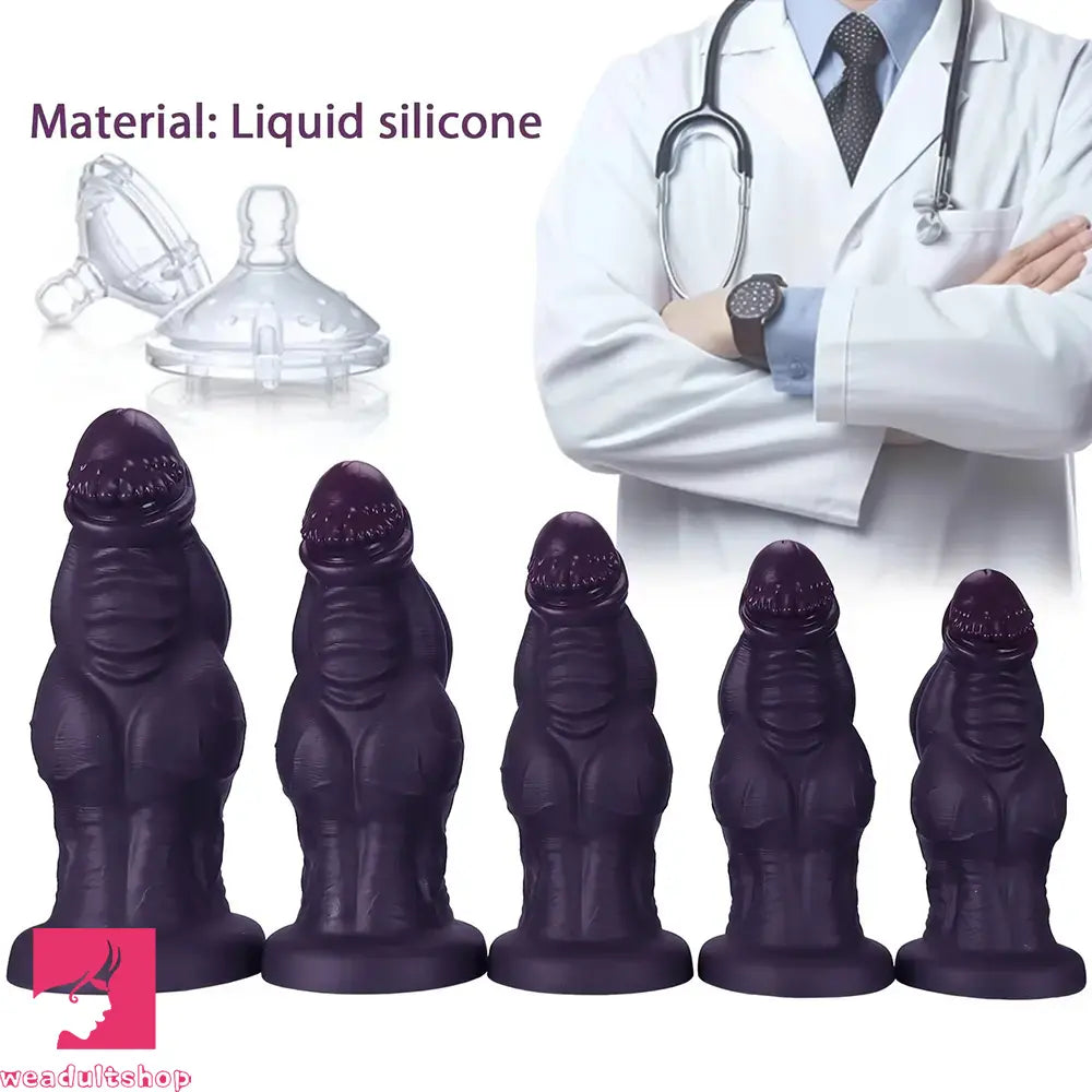 9.05in 9.44in 10.23in 11.61in 12.59in G-Spot Tentacle Knot Fantasy Soft Dildo