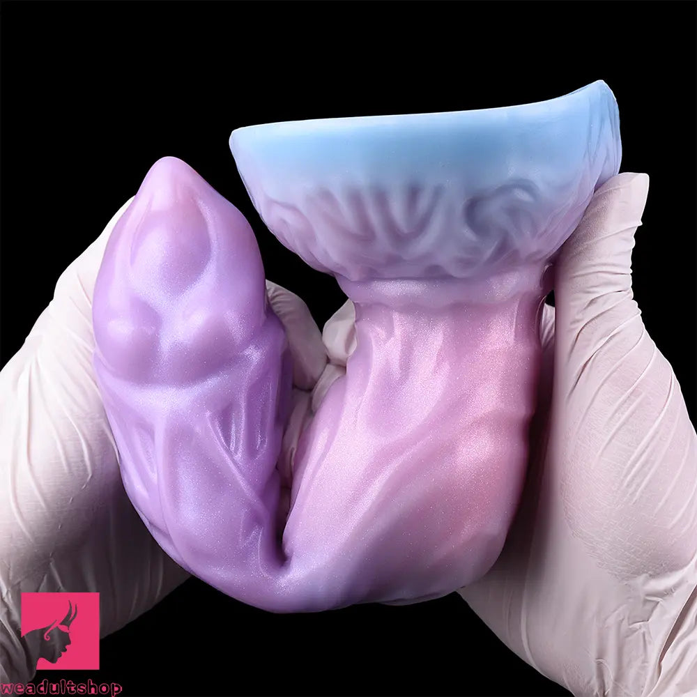 9.84in Squeeze Inflatable Alien Cock Animal Dog Dildo For Intimacy Game