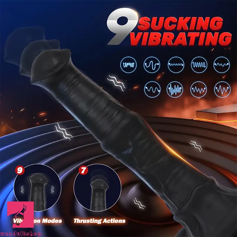 8.8in Vibrating Horse Thrusting Dildo Female Sex Toy For G Spot Clit
