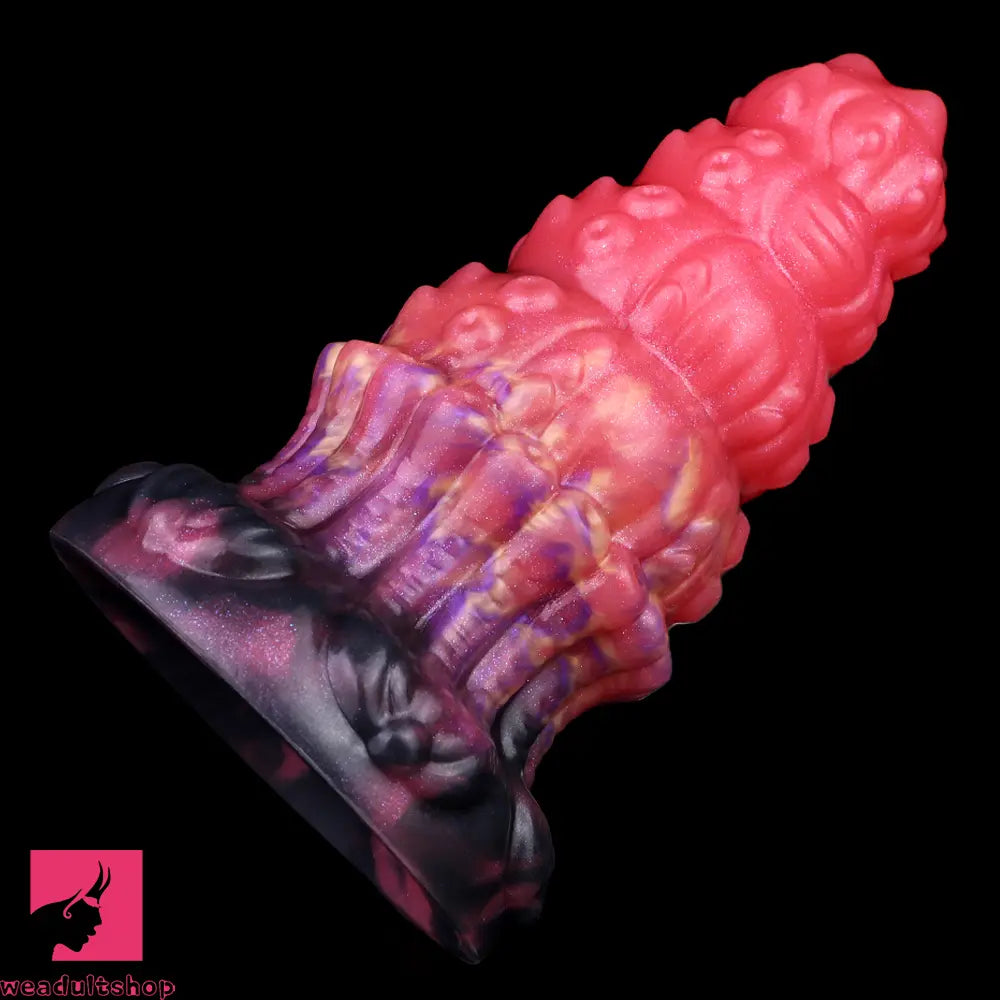 5.83in Fantasy Odd Silicone Soft Cock Dildo Hands-Free Clit Stimulator