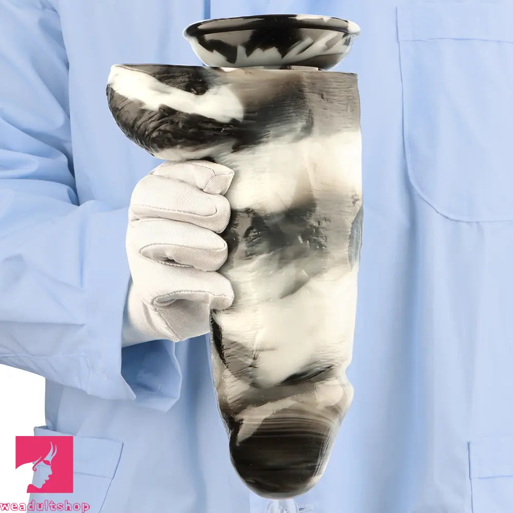 9.84in Thick Wide Dildo PVC Extended Realistic Penis For Clitoris Anal Sex