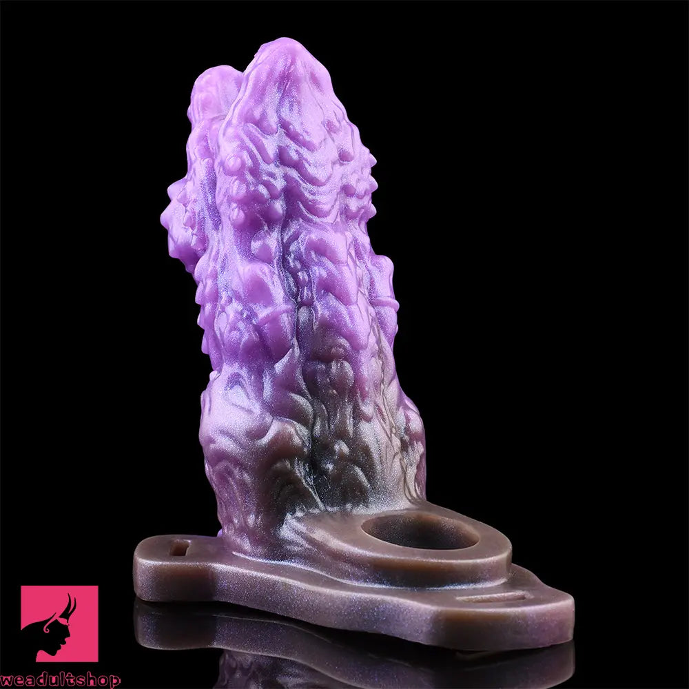 5.62in Dragon Beast Creature Odd Hollow Dildo Sleeve With Penis Ring