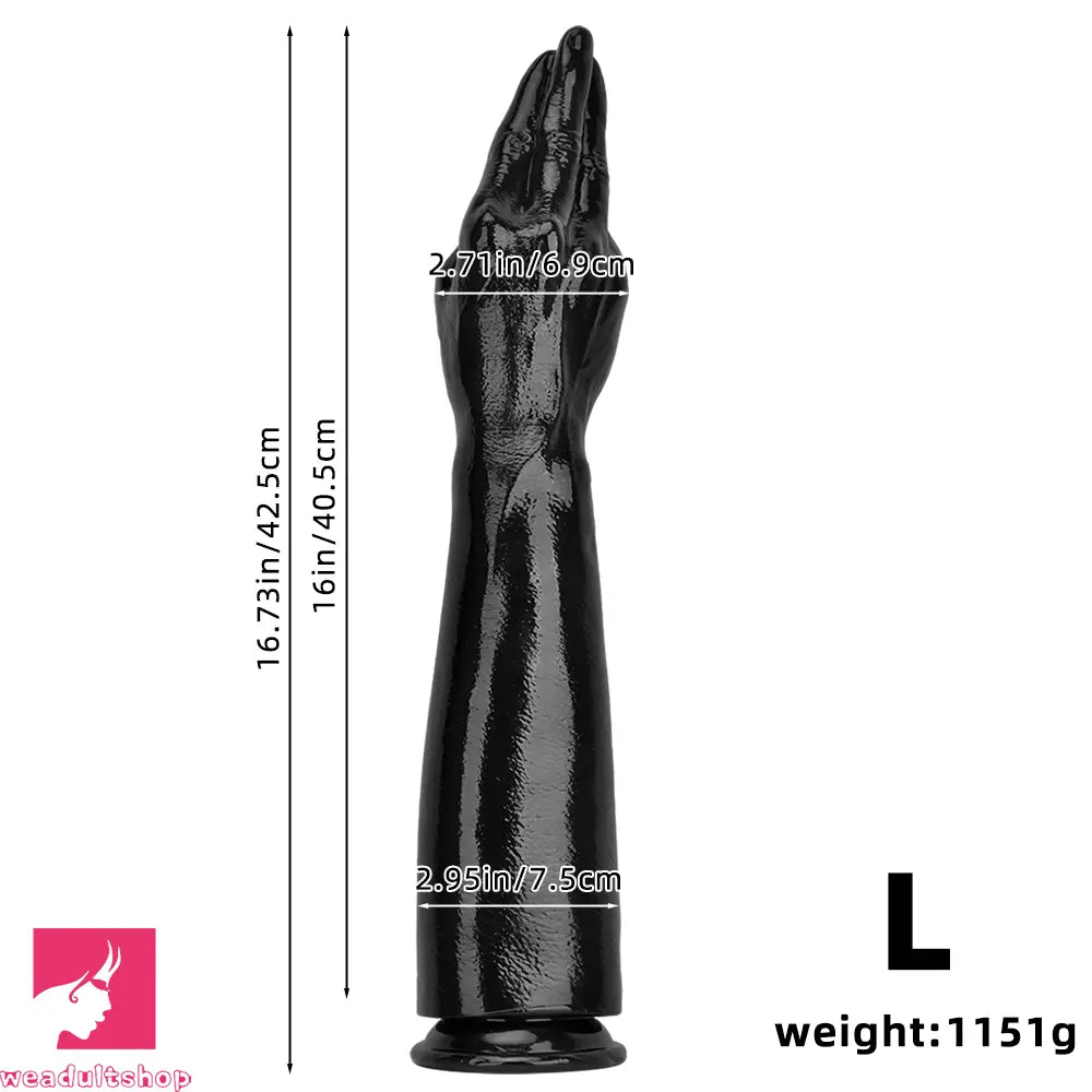 12in 14.17in 16.73in Three Sizes Fisting PVC Butt Plugs Dildo For Anal Clit