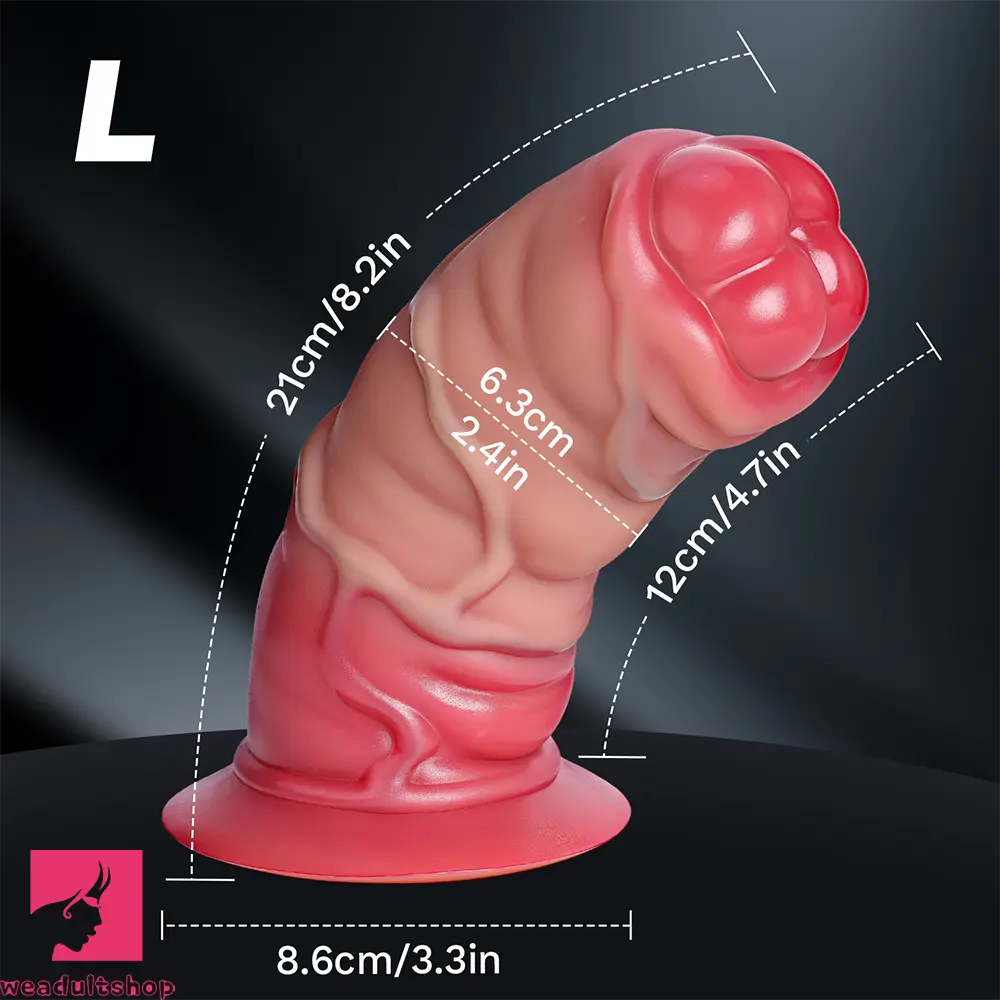 7.8in 8.2in Thick Fantasy Lifelike Silicone Dildo Penis For Women Couples
