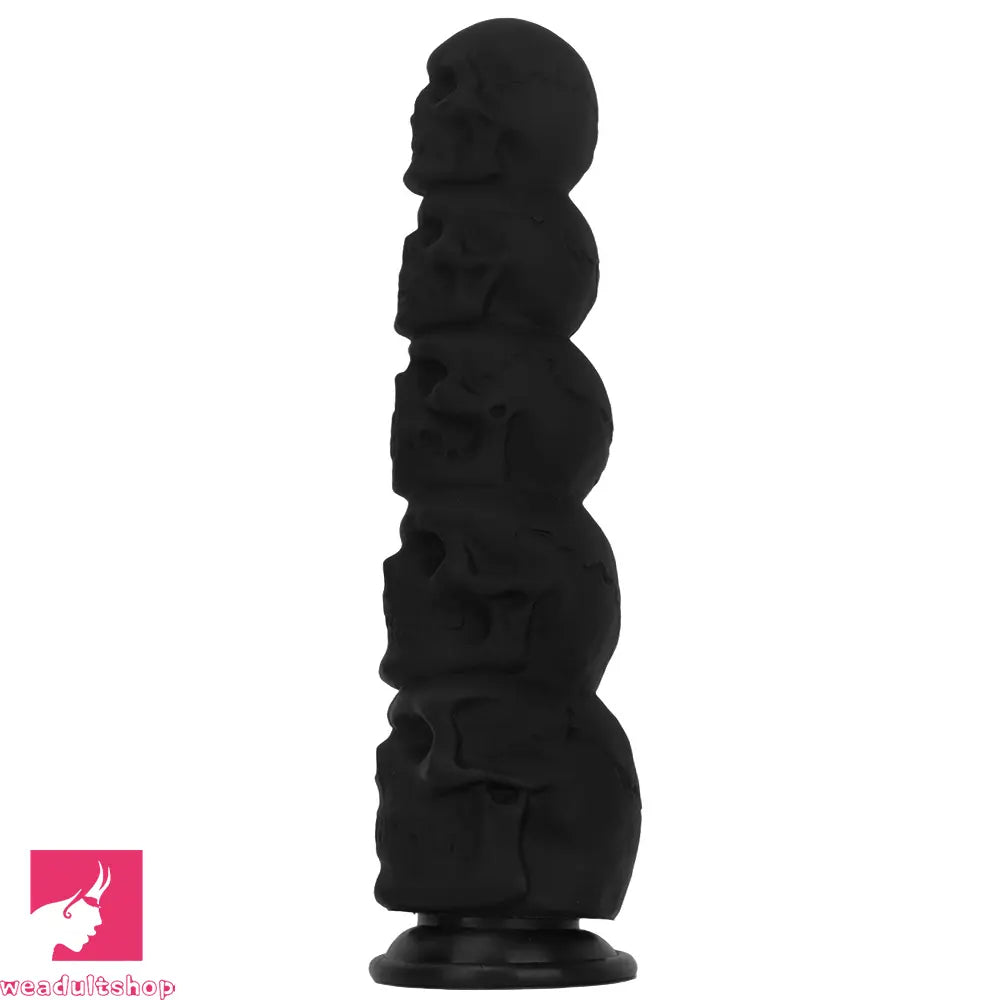 12in Silicone Skull Giant Penis Thick Huge Anal Plug Dildo For Anal Love