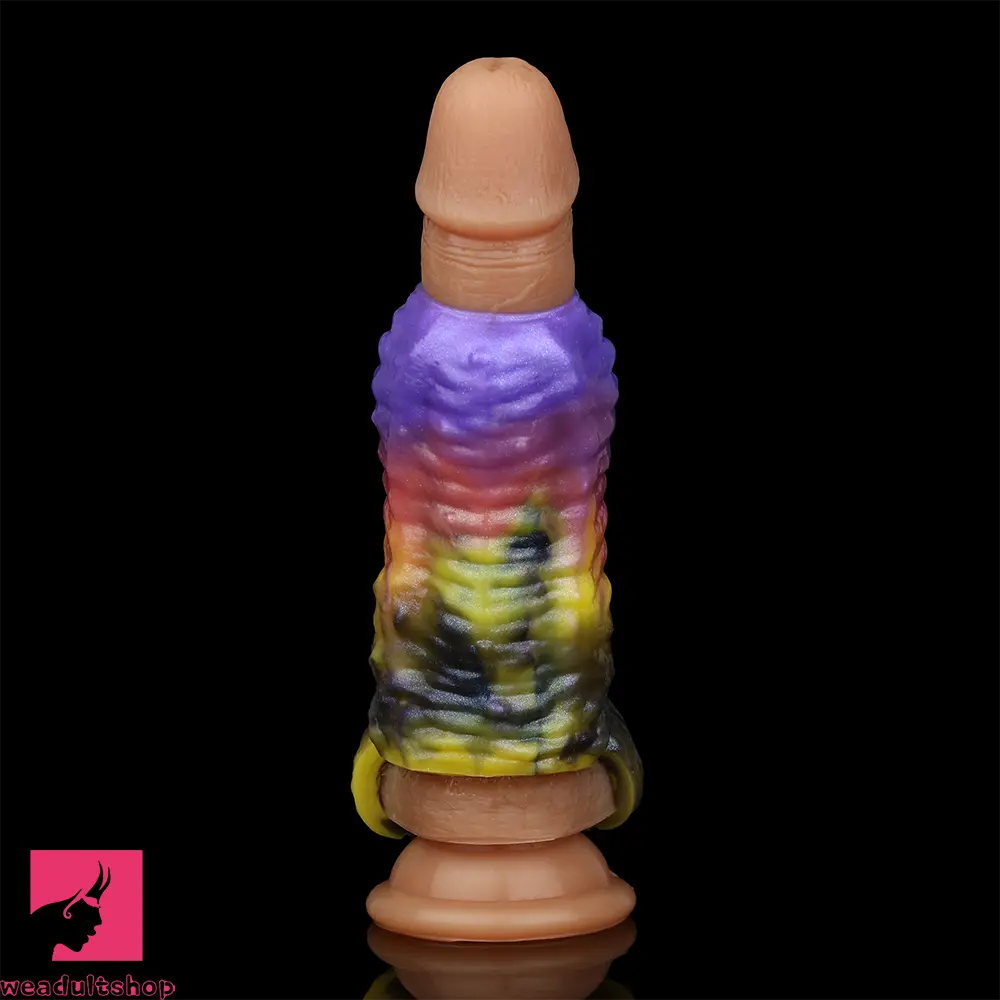 4.72in Zothos Umbrvort Tentacle Silicone Soft Dildo Sleeve Penis Extender