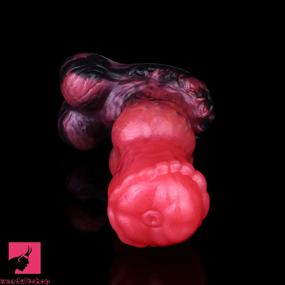 5.43in Horse Knot Silicone Fantasy Dildo For G Spot Sex Anal Toy Play