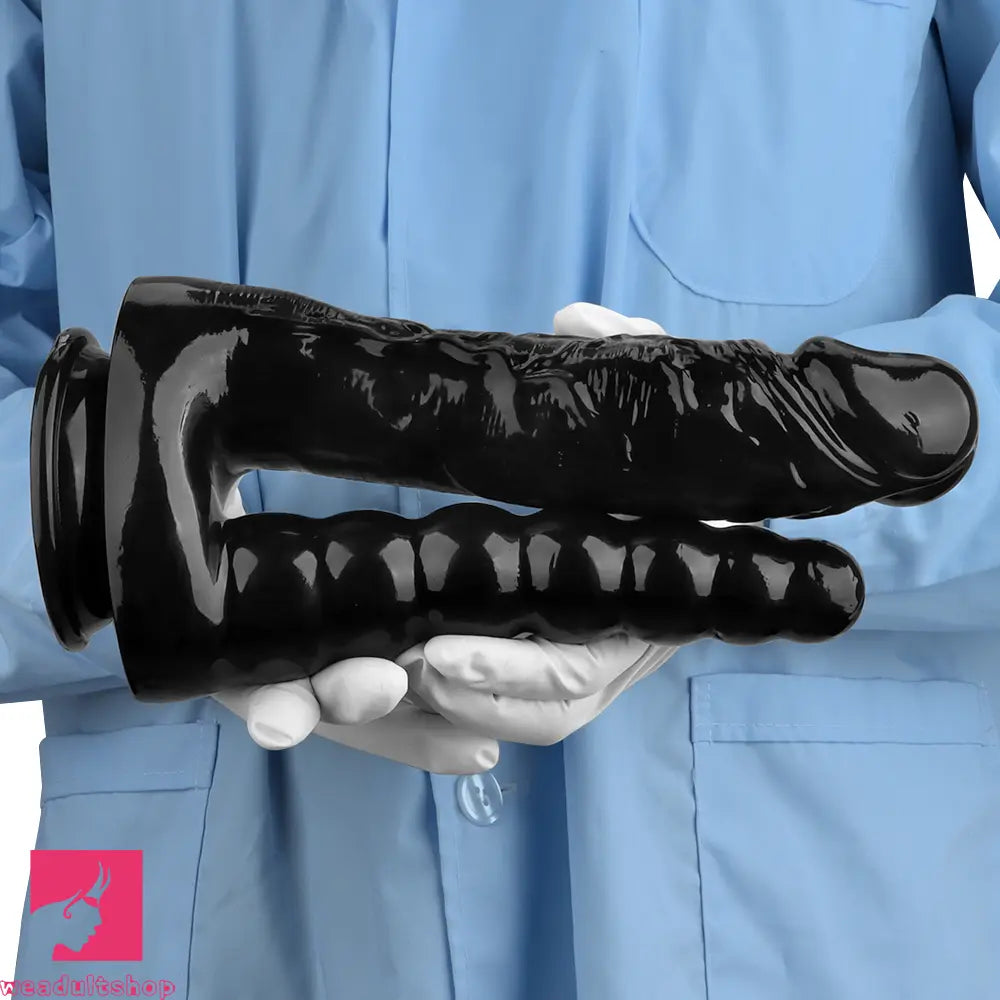 7.87in 10.43in PVC Double Headed Dildo Masturbator With Simulated Toy
