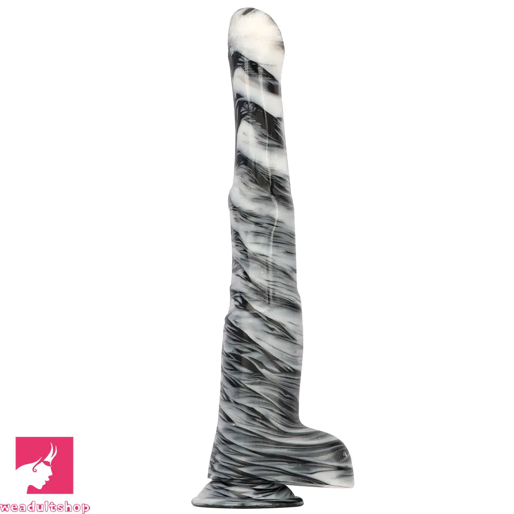18.9in Mixed Color Big Alternative Animal Super Long Horse Cock Dildo